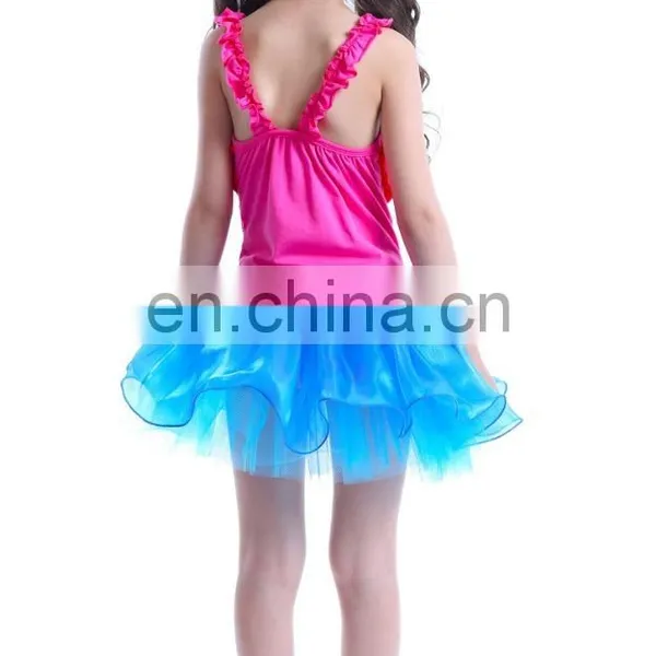 2016 Mermaid Girl Party Dress , The New Children Dress Roses The New Dance Skirt Ballet Skirt 28807 photo-6