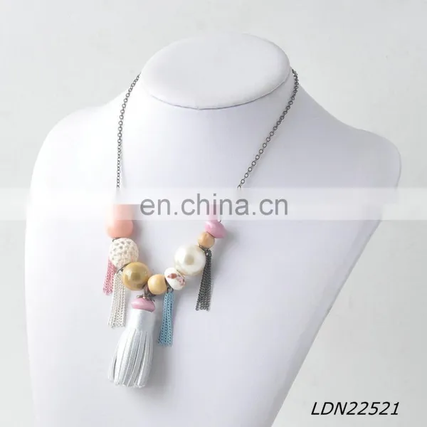 Latest Design Beads Necklace Fringe Necklace photo-5