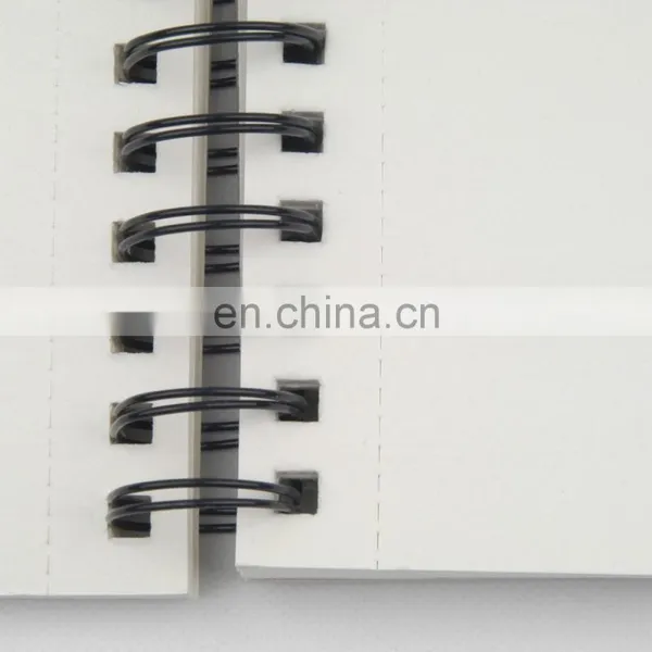 150gsm 60 Sheets Peforated Wire Bound Grey Hard Cover A3 Sketch Pad photo-5