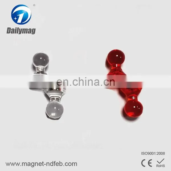 Assorted Red Magnetic Push Pin N42 For Map,Paper or Memo photo-4