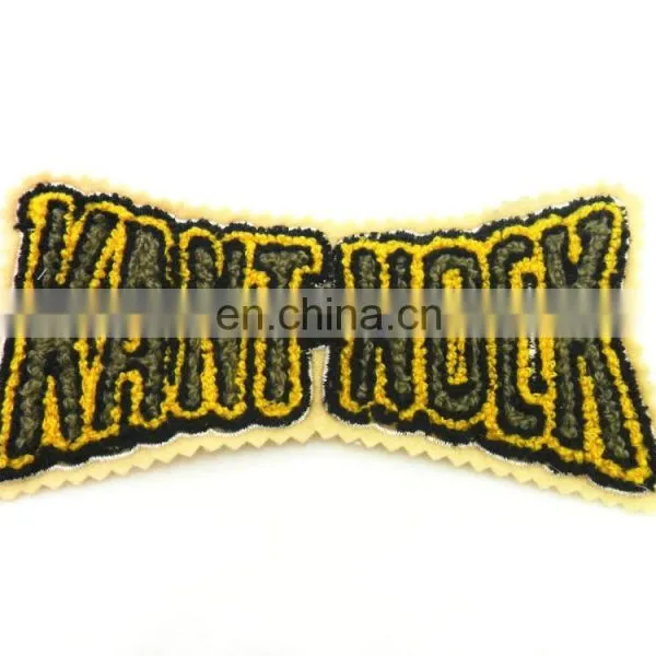 Custom Polyester Embroidery Towel Chenille Patches photo-6