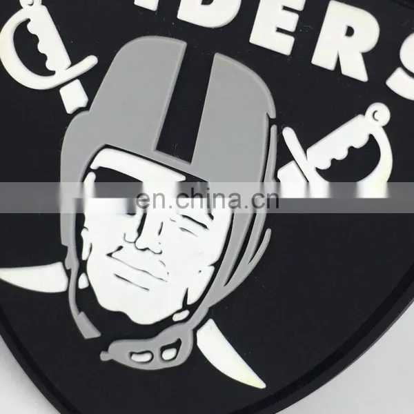 Custom Soft Pvc Rubber Jeans Patch for Clothing photo-5