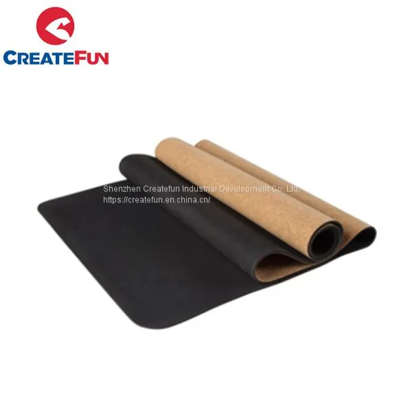 CreateFun Eco Friendly Rectangle Travel Yoga Mat With Strap