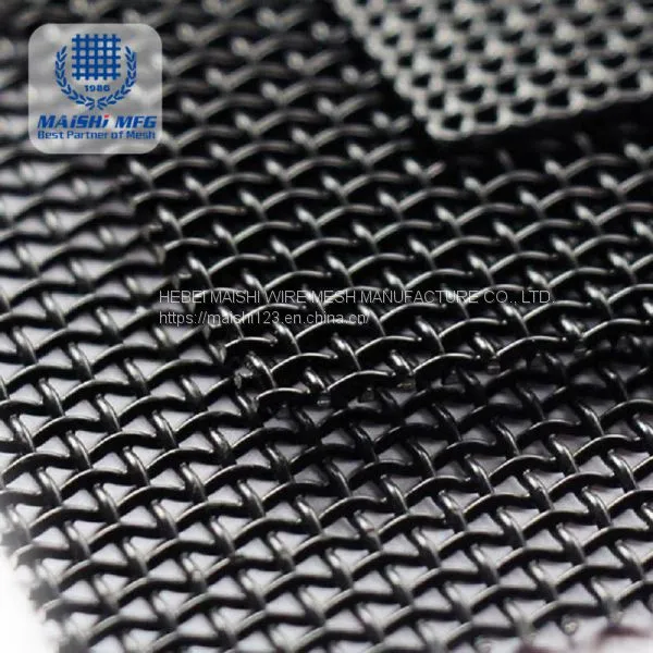 Black high strength stainless steel wire mesh