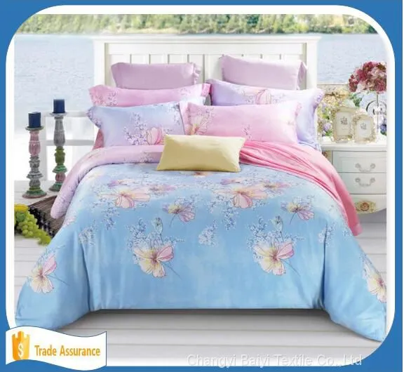 Factory Supply Home Textile Fabric Brushed Soft Bedsheets Polyester Fabric photo-5