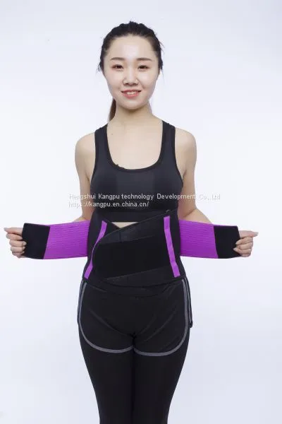 Private Label Sweat Belt Neoprene Adjustable Waist Trimmer Slim Belt photo-4