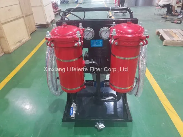 Portable Lyc-B Filtration Cart High Precision Oil Filter Purifier Cart Unit photo-5