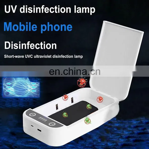 2020 Mini Portable uv Light Lamp Disinfection Sanitizer Sterilizer Box Mobile Cell Phone Sterilization Wireless Charging photo-5