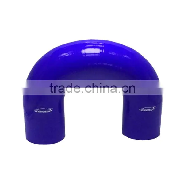 High Temperature Flexible Automobile Parts 180 Degree Silicone Elbow photo-4