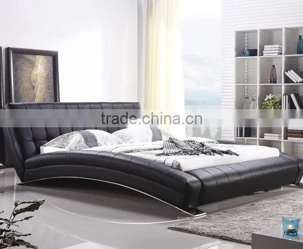 Muses 2016 HOT Sales Leather Bed Best Bedding Head Layer Skin photo-3