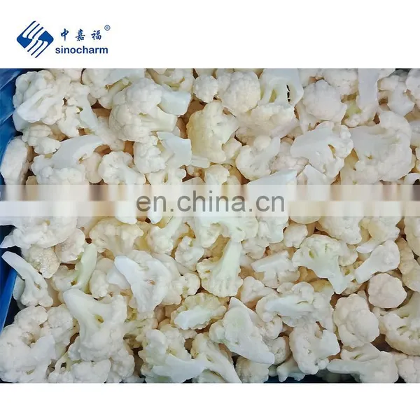 BRC A 4-6cm Wholesale Freezing Fresh Vegetable IQF Frezen Cauliflower From Sinocharm