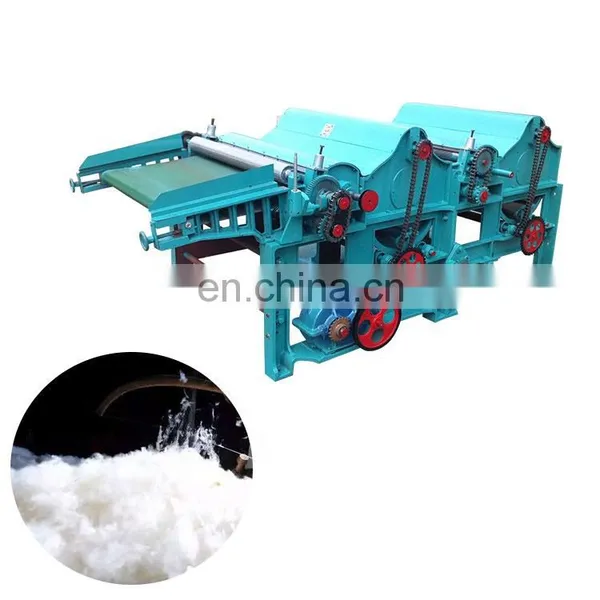 Old Waste Cotton Opener/ Textile / Fiber /waste Cloth Rag Opening Machine