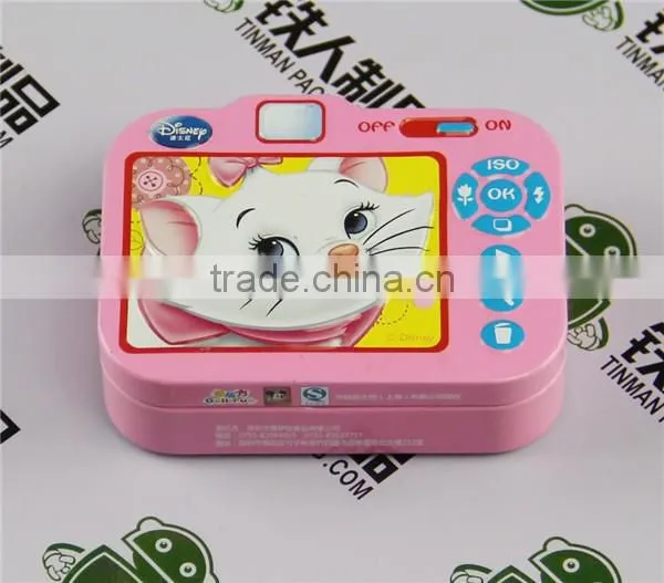 Tinplate CMYK Gift Box Tin Case 3D Shape for Party and Holiday photo-2