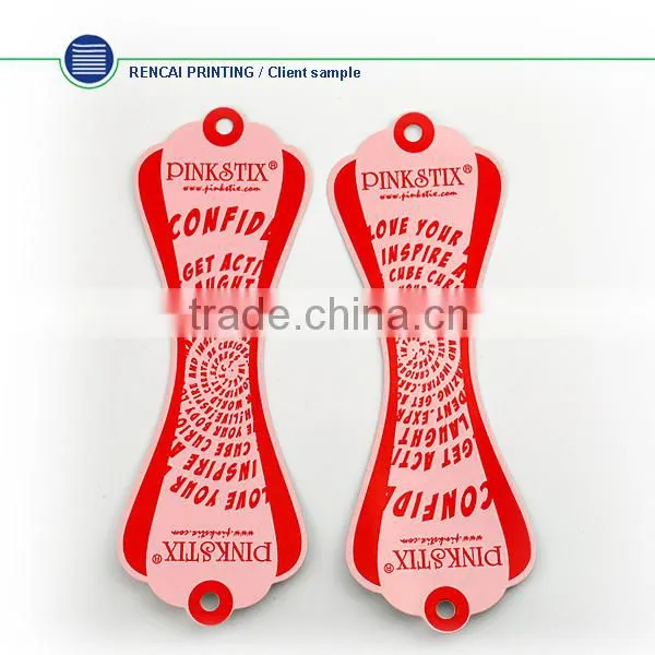 China Fashion Design CUstom Eco-Friendly Paper Clothing Hang Tag photo-6