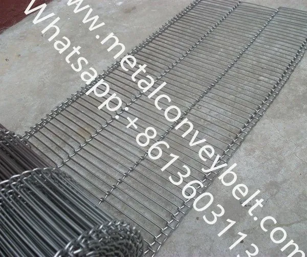 Corrosion and High Temperature Resistance 304 Stainless Steel Wire Mesh Ladder Chain Conveyor Belt photo-2
