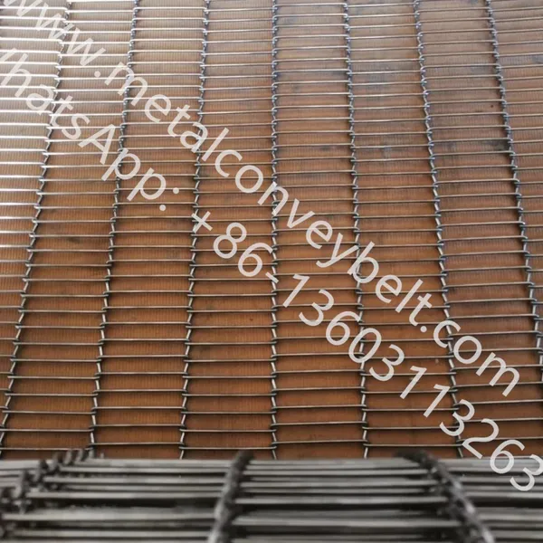 Flat Flex Driven Conveyor Metal Belt Conveyor Wire Belt For Cooling Cake photo-5