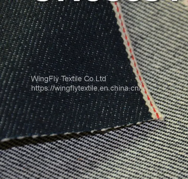 14.3oz 100% Cotton Womens Selvedge Denim Good Selvedge Jeans Denim Fabric Manufacturers 32 