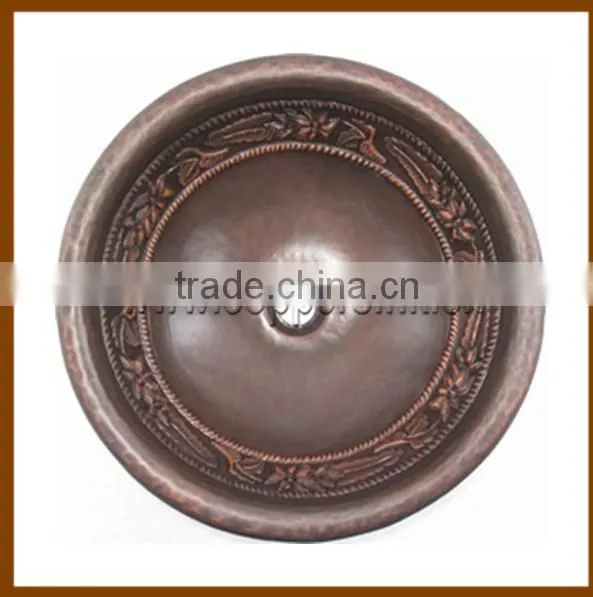 Hammered Copper Kitchen Sink,Copper Series photo-6