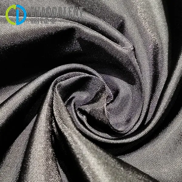 210T Dyed Woven 100%RPET Recycled Polyester Taffeta Fabric for Lining for Down Jackets and Bags