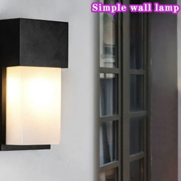 Outdoor LED Wall Lamp Simple Creative Outdoor Waterproof Door Door Number Terrace Balcony Aisle Exterior Wall Lamp Garden Lamp photo-2