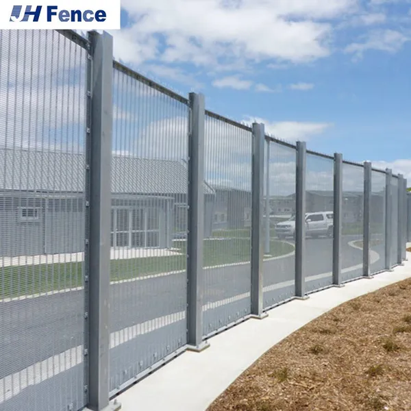 3D Security Fencing Sustainable PVC Coated Welded Wire Fence 358 Anti Climb Security Fence Panel for Airport Garden Construction photo-5