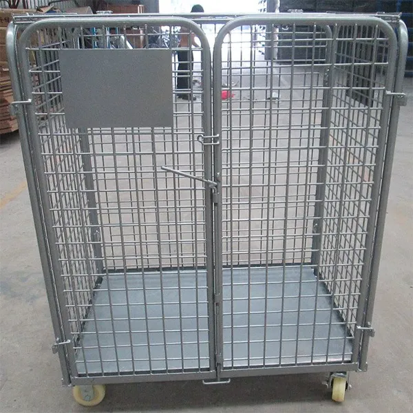 Galvanized Collapsible Stackable Heavy Duty Steel Wire Mesh Shipping Container