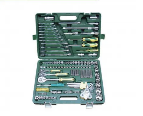 123pcs Cr-V Steel All-scenario Socket Repair Tool Set, Full Wrench & Socket Combination Kit With Shockproof Plastic Storage Case