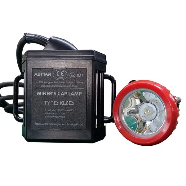 Portable LED Mining Light Kl6ex Underground Safety Corded Miner Cap Lamp photo-4