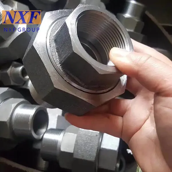 NXF UNS N10276 2.4819/NiMo16Cr15W/C276 OD DN15-1200 Class 3000-9000 Nickel Alloy Forging Technology Threaded Union