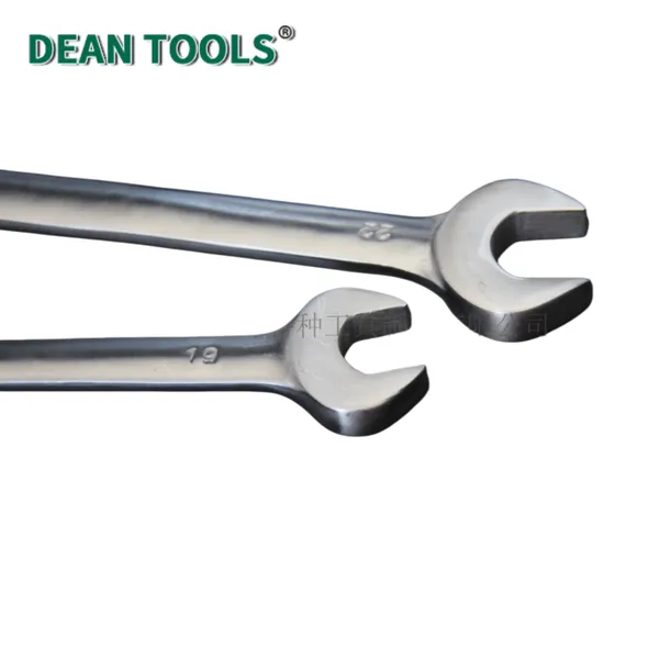 Industrial Non-Magnetic Double-Ended Open-End Wrench with Rust-Proof Coating Standard Metric Sizes