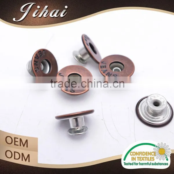 Buttons Metal Stud Women Jeans Heads Product photo-5