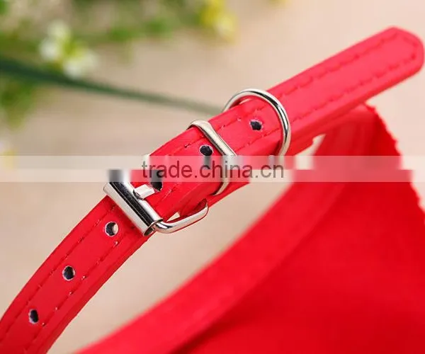 Small PU Pet Dog Collar Printed Triangle Towel Hot Style Pet Products Manufacturer Wholesale photo-3