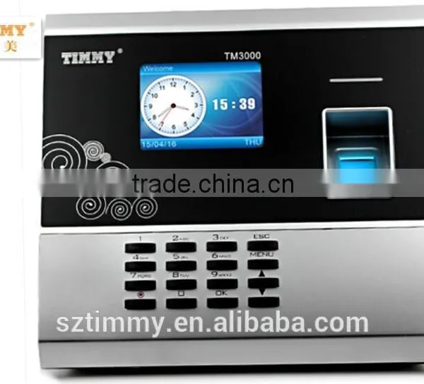 TIMMY 1000 Capacity Fingerprint Time Attendance Recorder With Good Looking (TM3000)