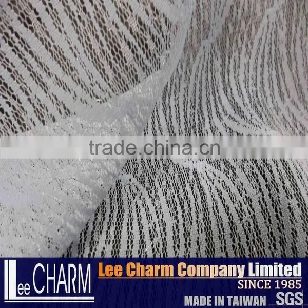 Beautiful Knitted Clothing Tulle Lace Fabric