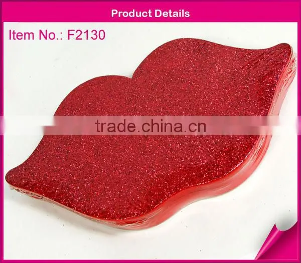 CRAFT FOAM SHAPE STACKS -EVA Glitter Sheet-Lips photo-2