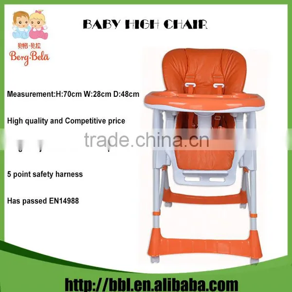 Easy Quick Folding Height Adjustable Baby Furniture Various Specification Chair Plastic Baby Chair photo-3