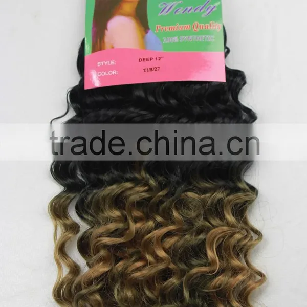 2015 New Design OTHER Blue Curly Hair Weave Color photo-6