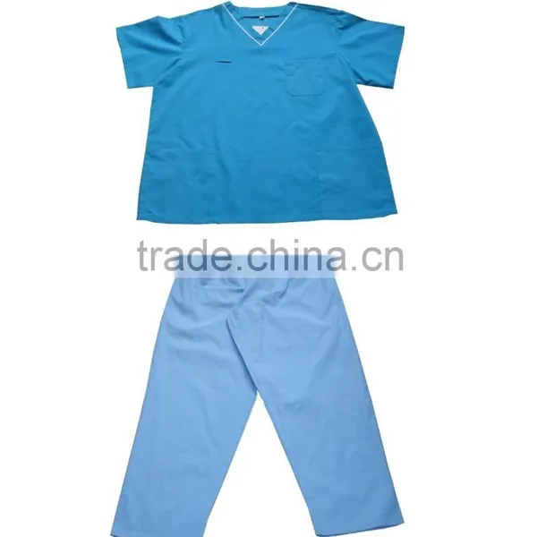100% Cotton Material Nursing Coveralls Uniform Design T/C Twill photo-3