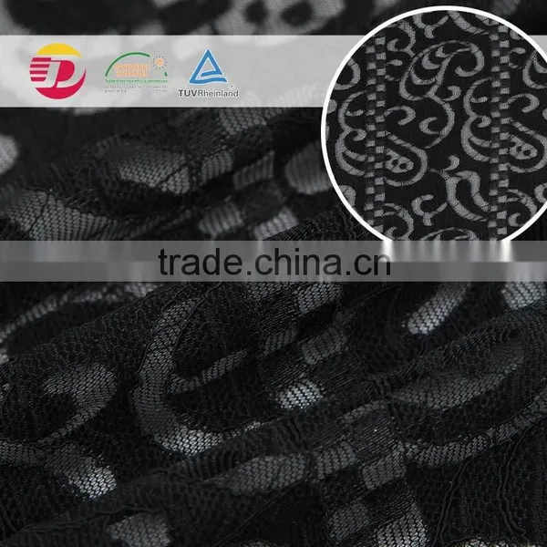 Hot New Product 100 Poly Indian Lace Embroidery Coral Lace Fabric for Sale photo-3