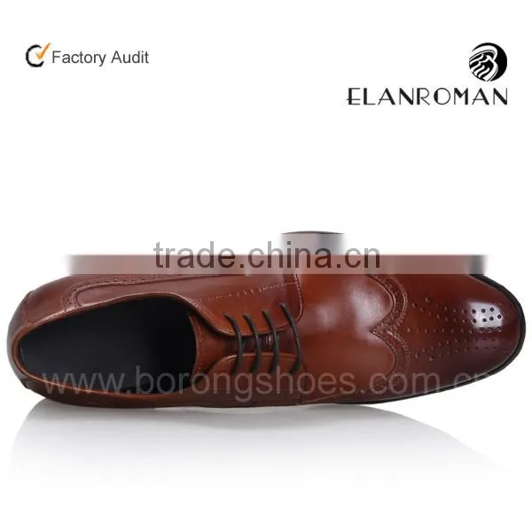 Fashion New Arrived Men Leather Dress Narrow Shoes Factory photo-5