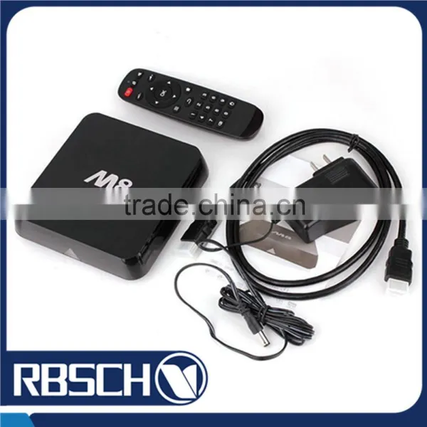 M8 Fully Loaded KODI Quad Core Amlogic S802 Android 4.4 4K Smart Android TV BOX photo-4
