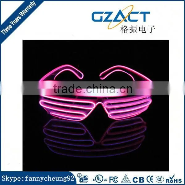 el Sunglasses With Led Bling Lights Led Shutter Party Glasses for Eye Catcher Crazy Fancy Novel photo-3