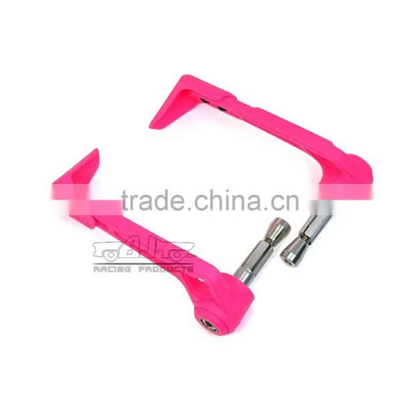 BJ-LG-004 Chinese Motorcycle Parts Pink Bent Style Adjustable Plastic Lever Guard photo-4