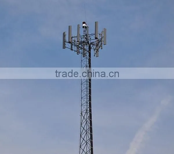 High Quality 3-leg Steel Tube Cellular Tower photo-3