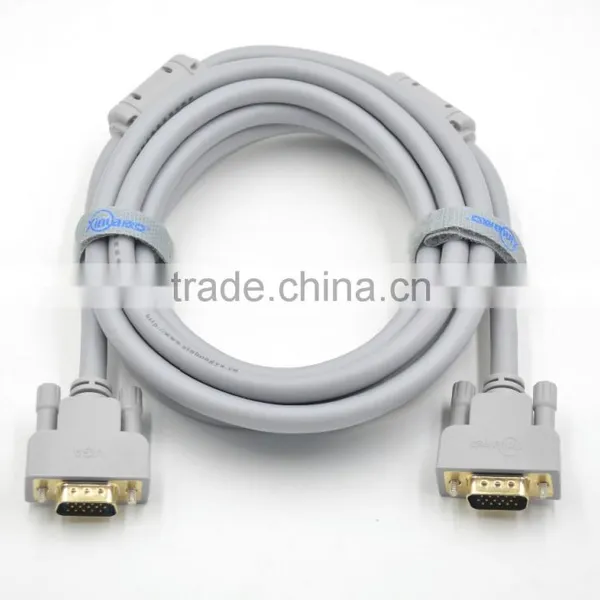 1M 3M 15 Pin 3+6 VGA Cable Male to Male High Quality for Computer Monitor photo-5