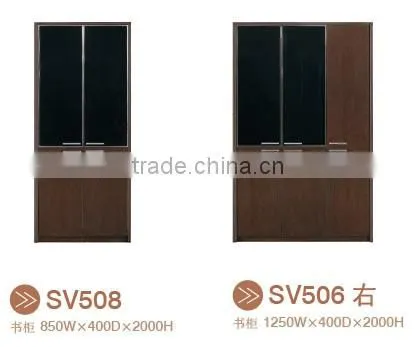 MDF Melamine Sectional Wooden Bookcase photo-3