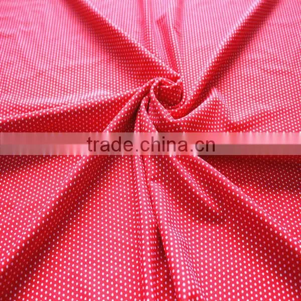 2014 Shishi Wholasale New Arrival 80%polyester+20%Spandex Polka Dot Printed Swimwear Fabric