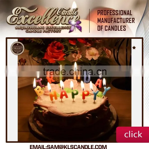 Birthday Party Candle / Cake Letter Candle