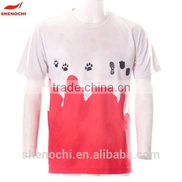 Customize Dri Fit Fabric Top Quality Bulk Sublimation T-shirt Wholesale