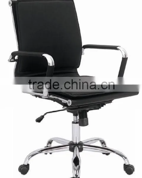 Steel Frame Chair/low Back Soft Padding Chair /Office Chair With Ergonomic Design